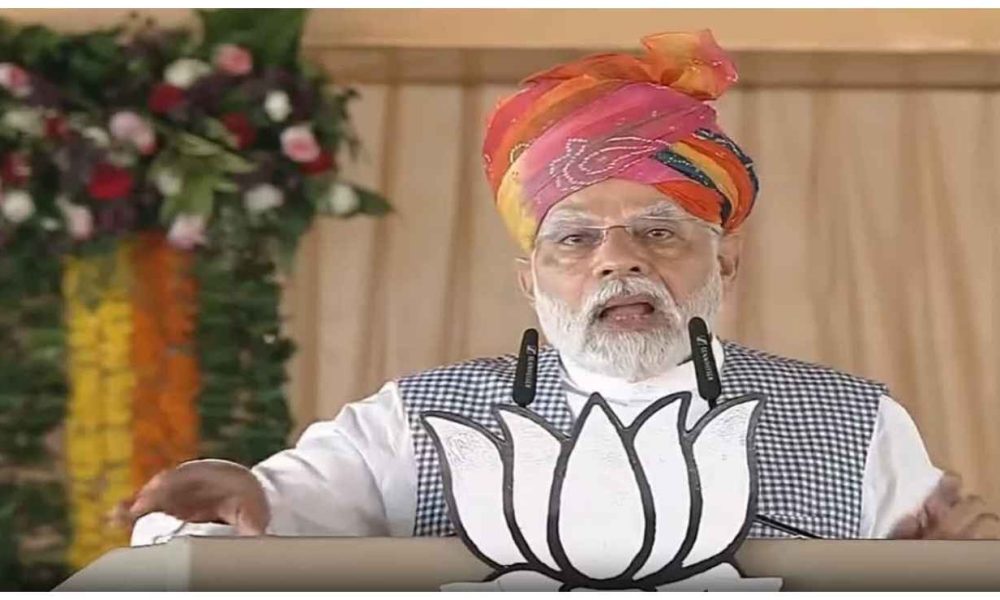 Jodhpur: PM Modi says red diary contains record of every corrupt act committed by Congress