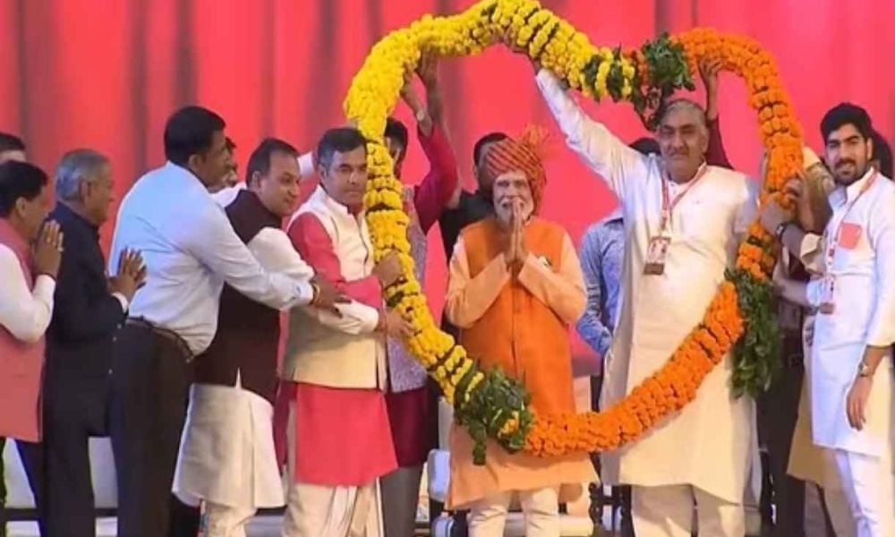 PM Modi attends Dussehra celebrations at Ram Leela Maidan in Delhi’s Dwarka