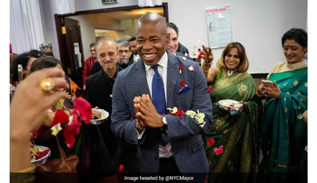 New York City Mayor Eric Adams calls on people to embrace spirit of Lord Ram, Goddess Sita, Mahatma Gandhi to become better human beings