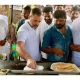 Watch: Rahul Gandhi makes dosa at food stall during his Telangana visit