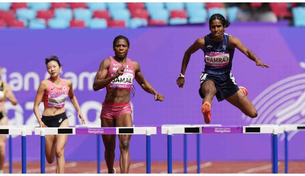 Asian Games 2023: Vithya Ramraj wins bronze medal in women’s 400m hurdles, Muhammed Afsal wins silver in men’s 800 m