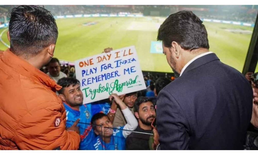 World Cup 2023: Anurag Thakur shares picture of young cricket fan who he met during India Vs New Zealand match