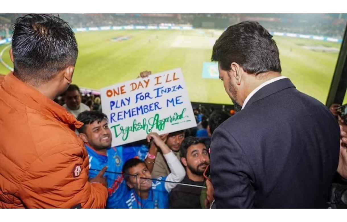 World Cup 2023: Anurag Thakur shares picture of young cricket fan who he met during India Vs New Zealand match