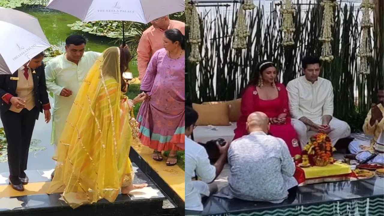 Parineeti Chopra Haldi choora ceremony