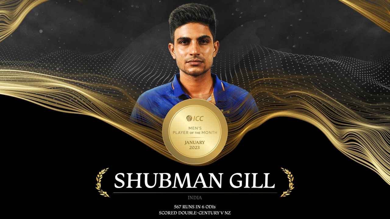 ICC Player of the Month: Shubman Gill