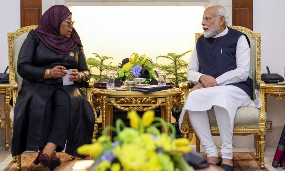 PM Modi holds talks with Tanzanian President Samia Suluhu Hassan, aims to increase mutual cooperation in counter-terrorism