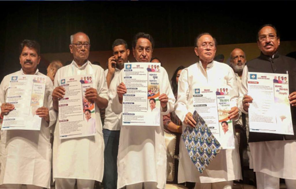 Madhya Pradesh elections: Congress releases manifesto, promises Rs 25 lakh health insurance, LPG cylinders at Rs 500