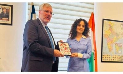 Kangana Ranaut meets Israel ambassador Naor Gilon, talks about ongoing crisis between Israel, Hamas