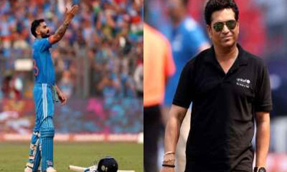 Happy that an Indian broke my record: Sachin Tendulkar after Virat Kohli slams 50th ODI ton