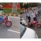 Watch: Man rides a mini bike in Delhi streets, video goes viral