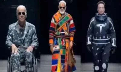 Watch: PM Modi, Joe Biden, other world leaders walk the ramp, Elon Musk shares AI-generated fashion show