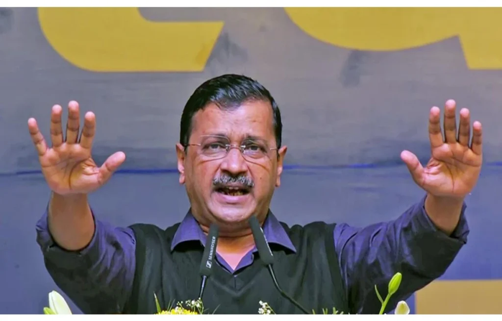 Arvind Kejriwal’s security convoy during Vipassana retreat