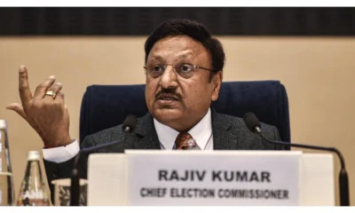 Rajiv Kumar, Chief Election Commissioner of India, stepping down after his tenure ends.