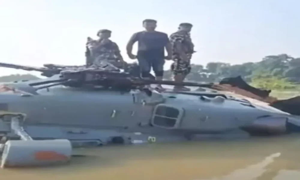 IAF chopper on flood relief duty make emergency landing in Bihar