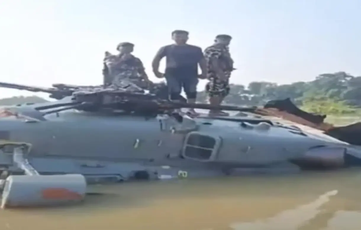 IAF chopper on flood relief duty make emergency landing in Bihar