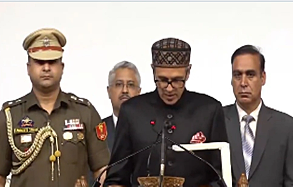 Omar Abdullah takes oath as Jammu and Kashmir Chief Minister, Congress stays out of cabinet