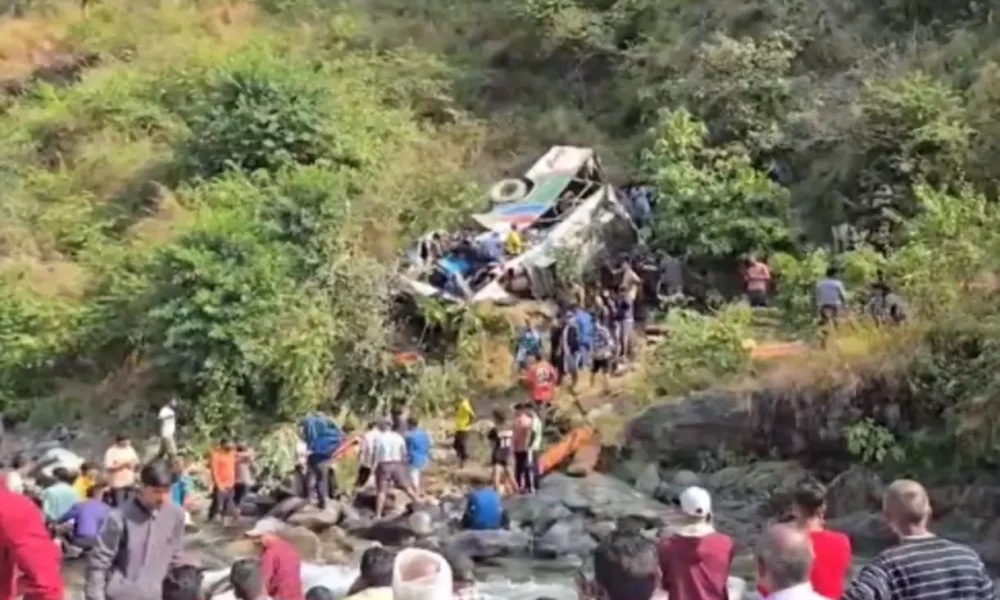 20 killed after bus falls into gorge near Uttarakhand’s Pauri-Almora border, CM Dhami expresses grief