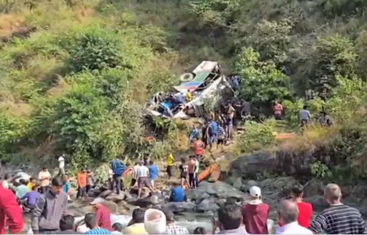 20 killed after bus falls into gorge near Uttarakhand’s Pauri-Almora border, CM Dhami expresses grief