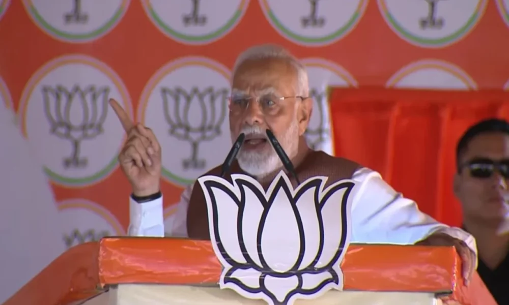 Jharkhand election: PM Modi says Congress-JMM allowed infiltrators to grab land, abuse tribal women