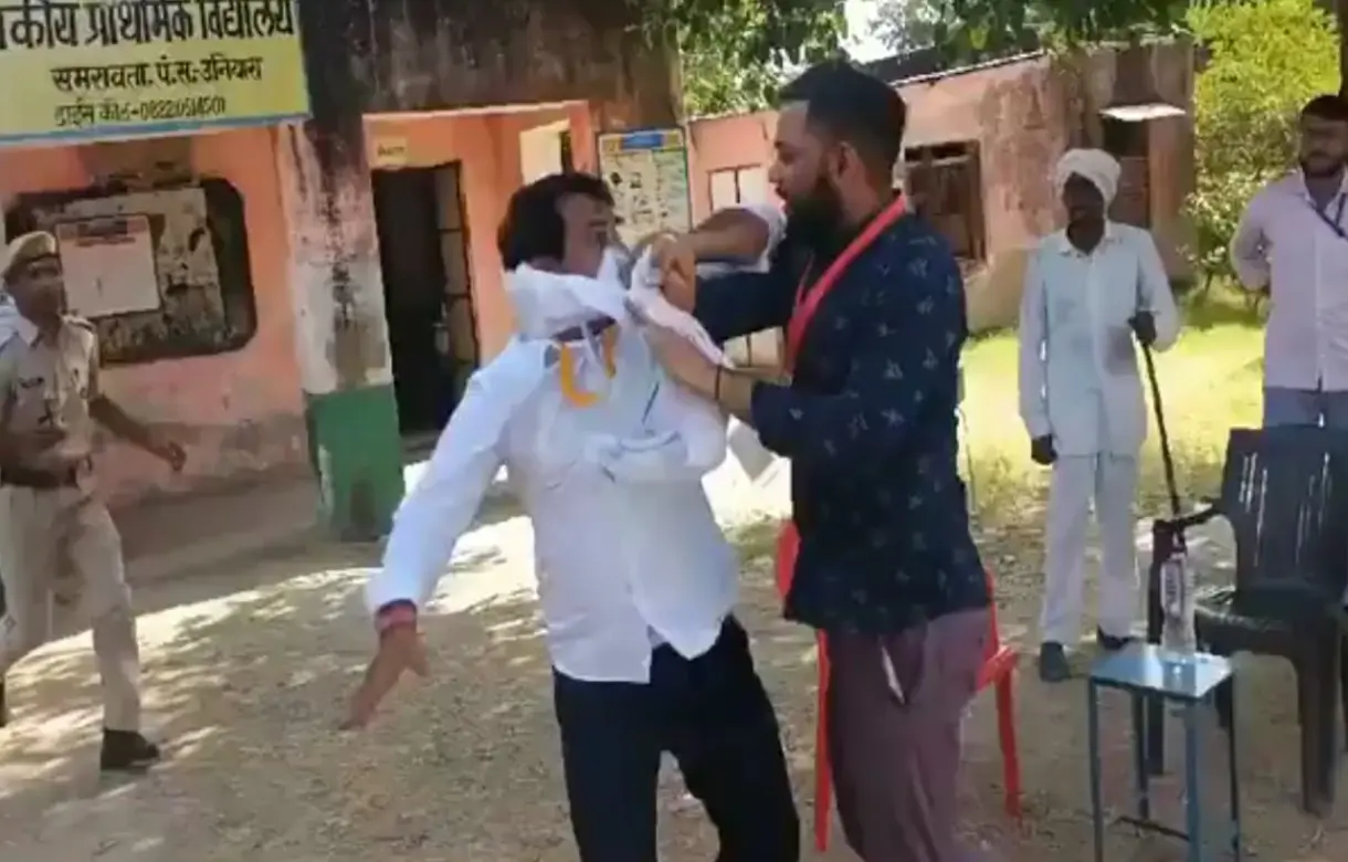 Rajasthan bypolls: Independent Candidate Naresh Meena arrested for assaulting SDM, locals protest