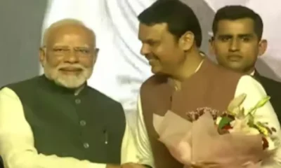 Devendra Fadnavis takes oath as Maharashtra CM, Eknath Shinde, Ajit Pawar as Deputy CMs