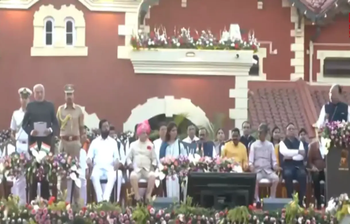 Maharashtra cabinet’s swearing-in begins, BJP’s Chandrashekhar Bawankule, NCP’s Hasan Mushrif take oath as ministers