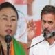 BJP MP Phangnon Konyak accuses Rahul Gandhi of misbehaving with her, files complaint with Rajya Sabha Chairman