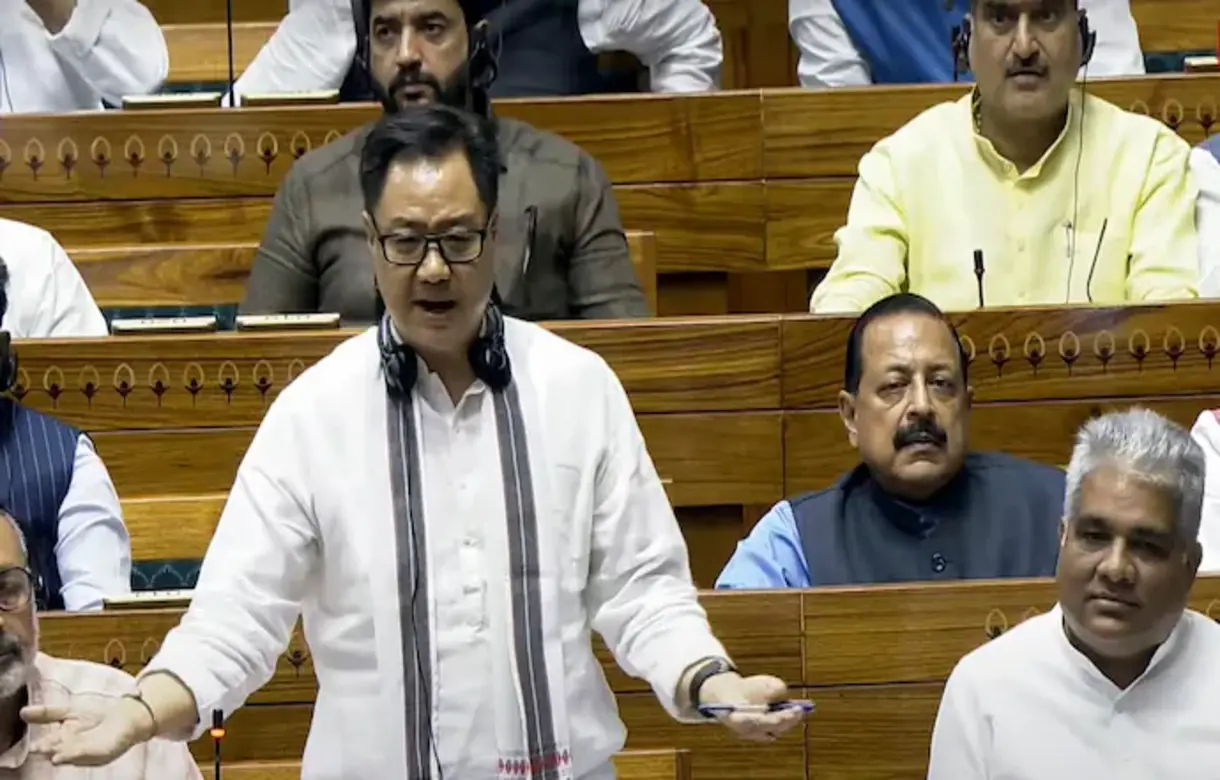 Privilege Motion against Union Minister Kiren Rijiju for calling Opposition MPs unworthy of House