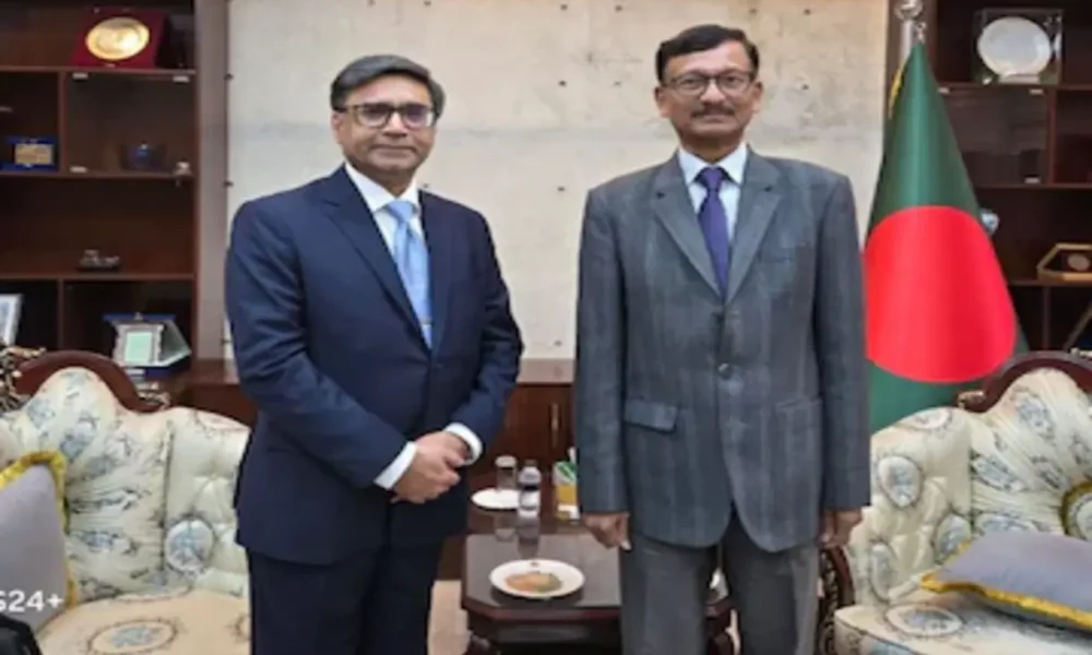 Foreign Secretary Vikram Misri meets Bangladesh Foreign Adviser Touhid Hussain, conveys concerns on safety of minorities