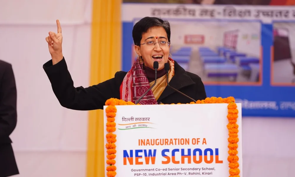 Delhi CM Atishi inaugurates government school in Kirari, calls it significant milestone