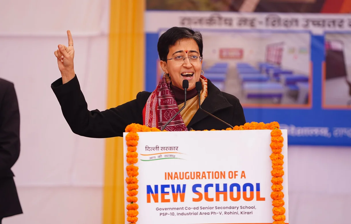 Delhi CM Atishi inaugurates government school in Kirari, calls it significant milestone