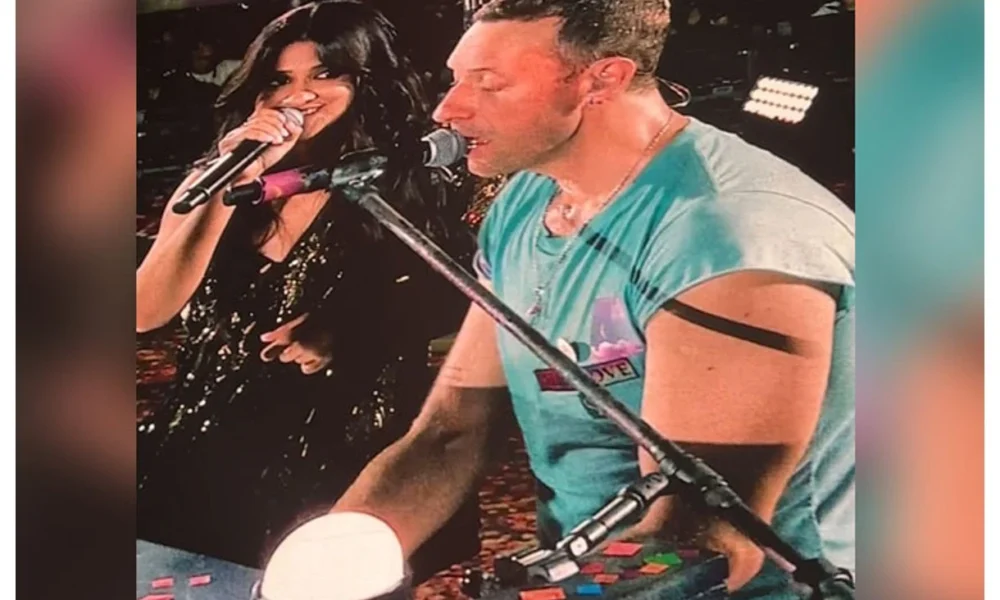 Coldplay concert in Mumbai: Bollywood singer Jasleen Royal performs We Pray with Chris Martin, video surfaces