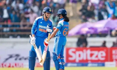 Indian Women cricketers celebrate after a dominant victory over Ireland in the 3rd ODI.