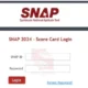 SNAP 2024 results and scorecard download instructions