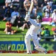 Ryan Rickelton playing a shot during South Africa vs Pakistan 2nd Test Day 2