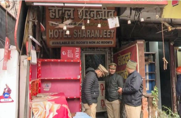 Hotel in Lucknow where a man killed his mother and sisters, alleging land mafia harassment