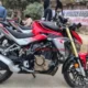 Hero Xtreme 250R spotted during TVC shoot showcasing its aggressive design and advanced features.