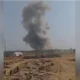 Smoke rising from the site of the massive explosion at the Ordnance Factory in Bhandara, Maharashtra