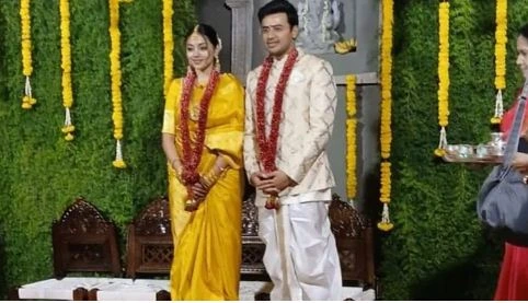 Tejasvi Surya and Sivasri Skandaprasad’s wedding ceremony in Bengaluru