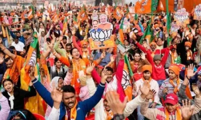 BJP celebrates victory in Haryana municipal elections