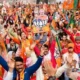 BJP celebrates victory in Haryana municipal elections