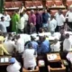 BJP protests against Karnataka Congress government over panel appointments