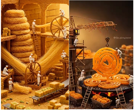 AI-generated video of miniature humans making Indian sweets goes viral with 16 million views