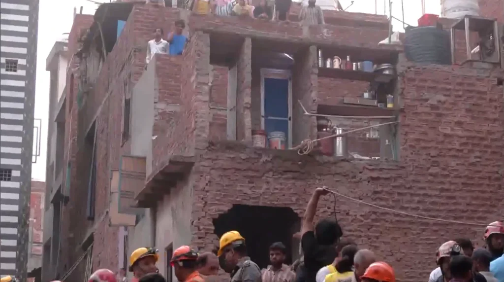 4 dead, several trapped as building collapses in Delhi’s Mustafabad
