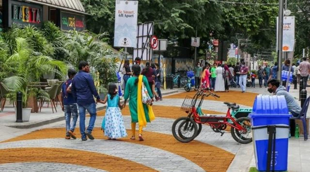 Image shows Bengaluru's Church Street