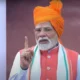 PM Modi addressing the nation from Red Fort on Independence Day