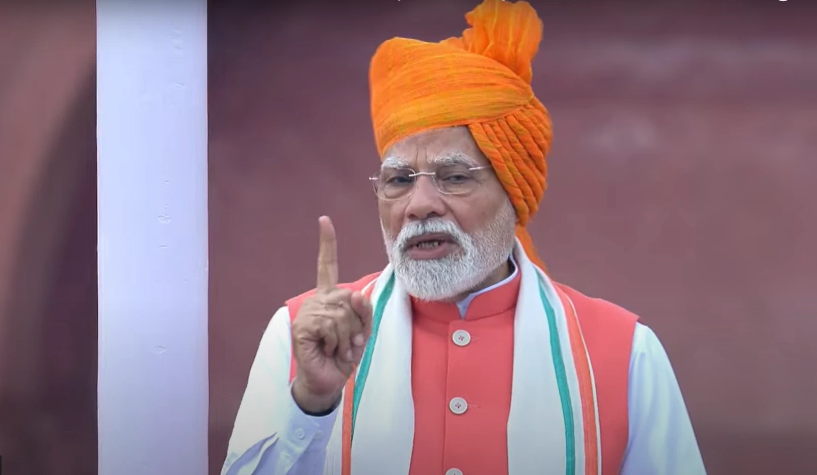 PM Modi addressing the nation from Red Fort on Independence Day