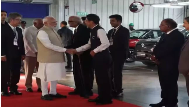 PM Modi vitara plant