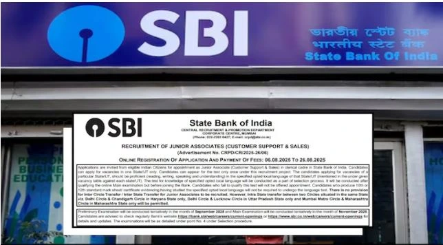 SBI clerk recruitment