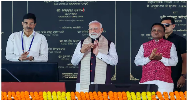 PM Modi launches projects worth over Rs 50,000 crore in Odisha